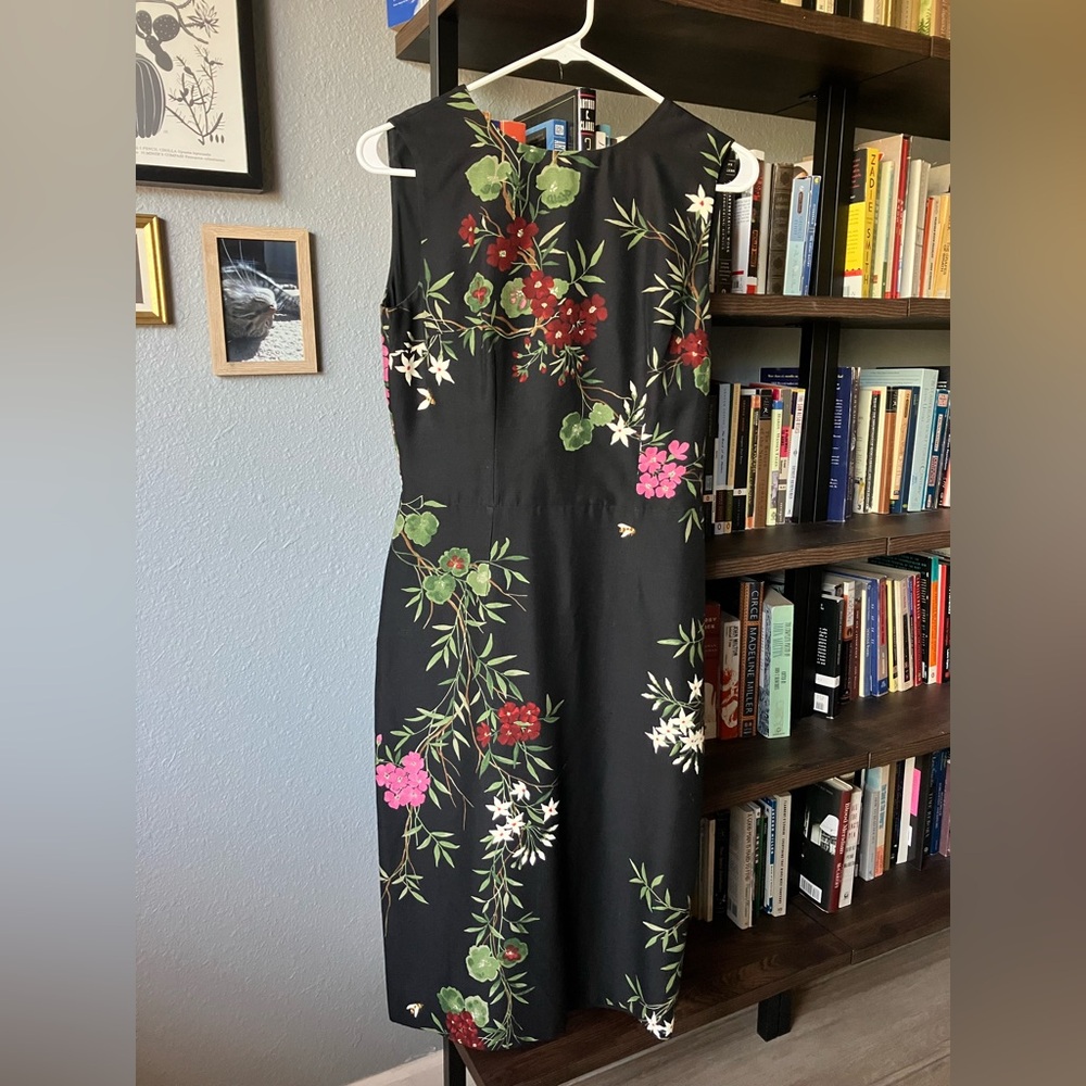 Dolce & Gabbana Floral Sheath Midi Dress